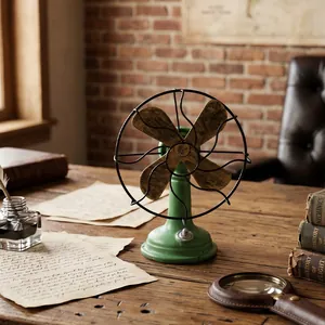 Vintage hars ventilator ornament voor een rustieke industriële woninginrichting