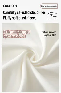 Macro shot of soft white cotton fabric for baby clothing with fine knit texture