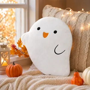 Διακοσμητικό Μαξιλάρι Φάντασμα Halloween Λευκό Μαλακό Βελούδινο Μαξιλάρι Για Καναπέ Διακοσμητικά Μαξιλάρια Διακόσμηση Πάρτι Δώρο Για Παιδιά