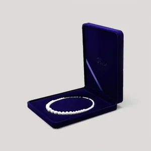 Scatola Regalo Gioielli Collana Velluto Cuore Tondo Ovale Perla Artificial Custodia Organizzatore Supporto Espositore Elegante Lusso
