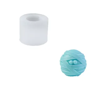 Halloween Mumie Silikonform für DIY handgemachte Kerzen und Aromatherapie Gipsdekor