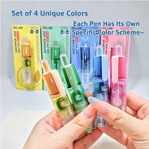 Tragbarer Klick Kleberoller Stift Doppelseitiges Klebeband Für Scrapbooking Basteln Studenten Bürobedarf Schreibwaren
