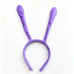 Soft purple plush bee antenna headband for kids party costume and cosplay dress up