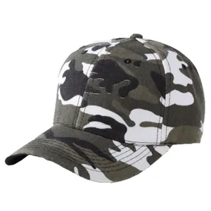 Vue détaillée d'une casquette de baseball camouflage classique pour la protection solaire.