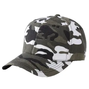 Casquette de baseball camouflage classique avec visière réglable pour la randonnée et le soleil