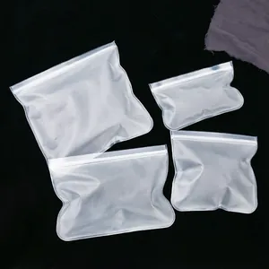 Sacs De Conservation Alimentaire Réutilisables Plastique Givré Fermeture Éclair Organisateur Réfrigérateur Congélateur