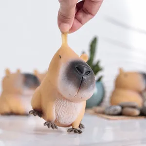 Cute Capybara squeeze toy for stress relief with slow rebound soft material