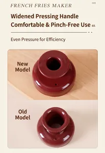 Detaillierter Vergleich von neuen und alten ergonomischen Pressgriffen für Donut-Maker-Werkzeug