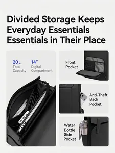 Großer Mark Ryden Pendlerrucksack mit 14-Zoll-Laptopfach und diebstahlsicherer Rückentasche
