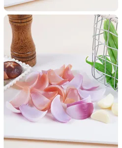 Realistic artificial onion slices model for play kitchen food photography props
