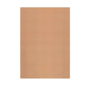 Brown non-stick Teflon BBQ grill mat with a textured mesh surface for baking and roasting