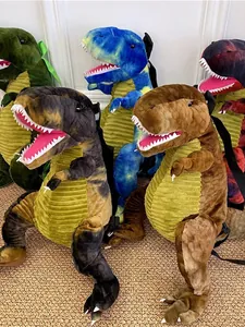 Zaino in peluche a forma di dinosauro per bambini Borsa giocattolo T-Rex regalo bambini