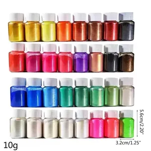Chameleon Pigment Pearlescent Mica Powder Aurora Color Shifting Mineral Dust For DIY Resin Slime Nail Art Craft Painting