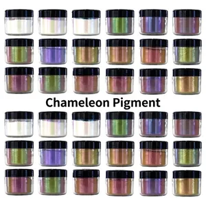 Professional chameleon mica powder set with 36 colors for resin and slime DIY art