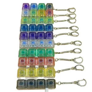 Portachiavi meccanico colorato giocattolo antistress con luci LED di decompressione