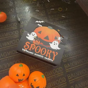 Σετ παιχνιδιών squishy κολοκύθας Halloween σε διακοσμητικό κουτί με τρομακτικό θέμα δώρου