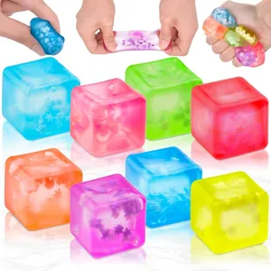 Σετ αισθητηριακών παιχνιδιών Dream Squishies σε σχήμα πολύχρωμου κύβου για άγχος