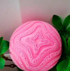 Rosa strukturierter NeeDoh Malzzucker-Stressball Squeeze-Spielzeug für Entspannung