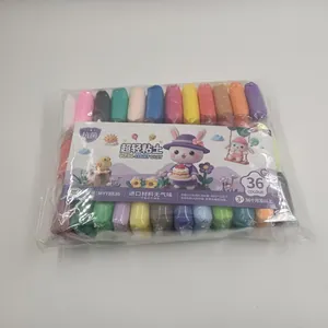 Pack of 36 colors non-toxic ultra-light clay for kids DIY creative art projects