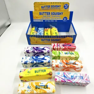Kreatives Butterstück Langsam Steigendes Squishy Spielzeug Marmor Textur Stressabbau Dekompressionsspielzeug Für Kinder Erwachsene