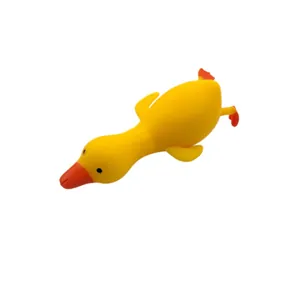 Gelbe Ente Stressabbau Spielzeug Squishy Quetschfigur für Büro Entspannung und Geschenke