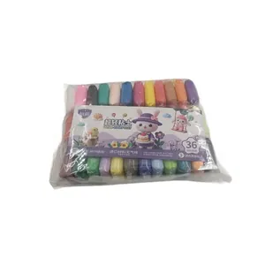 36-color non-toxic ultra-light clay set for DIY modeling and creative play