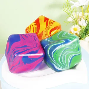 Δημιουργικό παιχνίδι squishy αργής επαναφοράς μαλτόζης σε σχήμα μαρμάρινου παγοκύβου