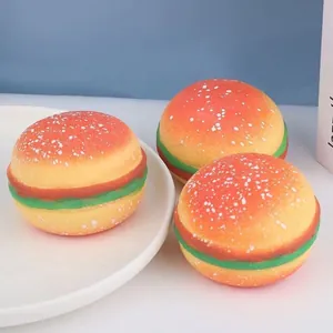 Morbido squishy a forma di hamburger realistico per alleviare lo stress e gioco sensoriale