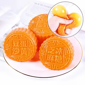 Creative Simulated Mooncake Squishy Toy Slow Rebound Stress Relief Toy For Kids Adults Novelty Gift Squeeze Toy