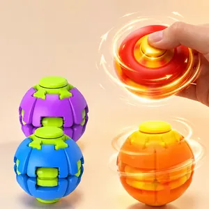 3D printed stress relief fidget spinner ball toy, colorful sensory fidget for kids