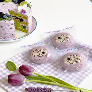 Lebensmittelechtes Silikon Taro Kuchen Squishy Langsame Erholung Stressabbau Spielzeug Weiche Wüste Form Sensorische Fidget Handgefertigt