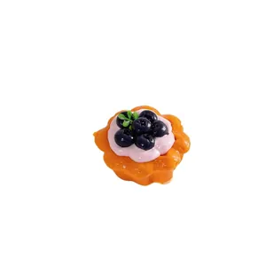 Jouet squishy tarte aux myrtilles réaliste pour stress et jeu sensoriel efficace