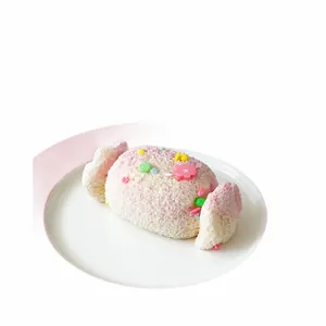 Simpatico squishy a forma di caramella con morbida consistenza in cashmere di pecora