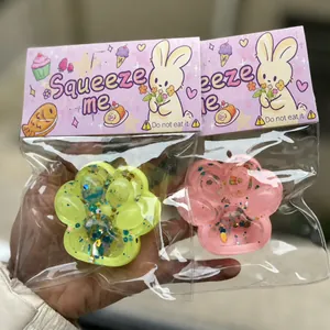 Αστραφτερό Squishy Πατούσα Γάτας Γκλίτερ Ζελέ Ανακούφιση από το Στρες Αργή Επαναφορά Παιχνίδι Πίεσης Χαριτωμένο Δώρο