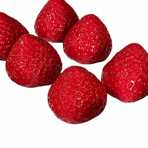 Simulation large strawberry squishy toy for stress relief with slow rebound texture