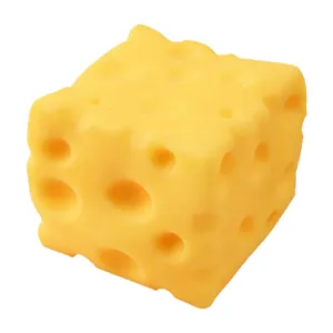 Grande giocattolo squishy a forma di formaggio per alleviare lo stress e gioco sensoriale