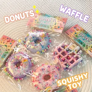Χαριτωμένο Ντόνατ Χνουδωτή Πατούσα Γάτας Squishy Παιχνίδι Ανακούφισης Στρες Μαλακό Παιχνίδι Αίσθησης Για Ενήλικες Παιδιά Δώρο Αποσυμπίεσης