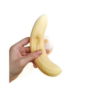 Ρεαλιστικό παιχνίδι αντιστρές μπανάνα squishy με πολύ μαλακή υφή αργής επαναφοράς