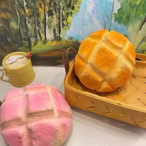 Simulation Bread Squishy Slow Rising Pineapple Bun Stress Relief Toy PU Foam Butter Stick Food Model Sensory Play Gift
