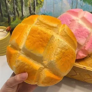 Soft slow rising pineapple bun squishy toy, ultra soft stress relief sensory bread