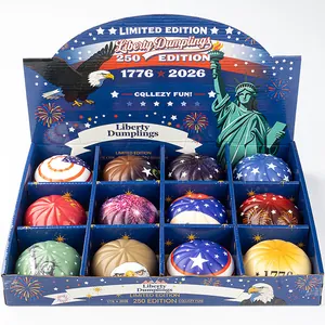 Ensemble de jouets anti-stress Liberty Dumplings aux motifs patriotiques US