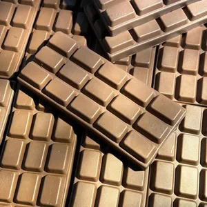 Realistic milk chocolate bar shaped slow rising squishy toy for stress relief