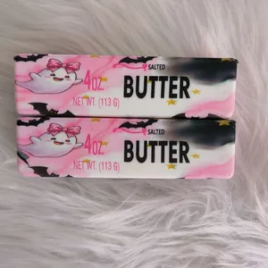Jouet squishy en forme de bâton de beurre avec fantôme d'Halloween pour déstresser