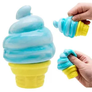 Ρεαλιστικό Παιχνίδι Squishy Παγωτό Μέδουσα Μαλτόζη TPR Μαλακό Αργής Επαναφοράς Ανακούφιση από το Στρες Αισθητηριακό Παιχνίδι