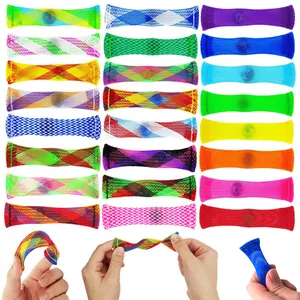 Lot de jouets fidget en maille et marbre avec divers motifs et démonstrations