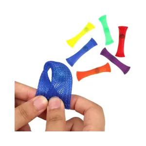 Jouets fidget en filet et marbre colorés pour le soulagement du stress et le jeu sensoriel