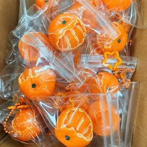 Weiches langsam zurückfederndes Orangen-Squishy-Spielzeug zum Stressabbau