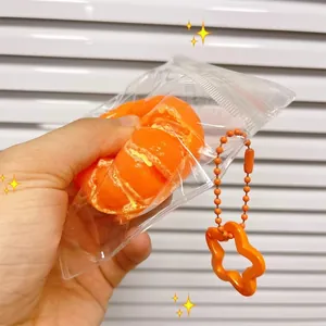 Slow Rebound Orange Squishy Stressabbau Spielzeug für sensorisches Spiel und Entspannung