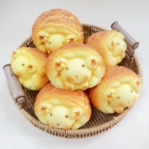 Simulation Food Bread Animal Squishy Toy PU Foam Slow Rebound Decompression Toy For Stress Relief Gift