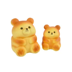 Δύο χαριτωμένα παιχνίδια squishy σε σχήμα αρκούδας για ανακούφιση από το στρες